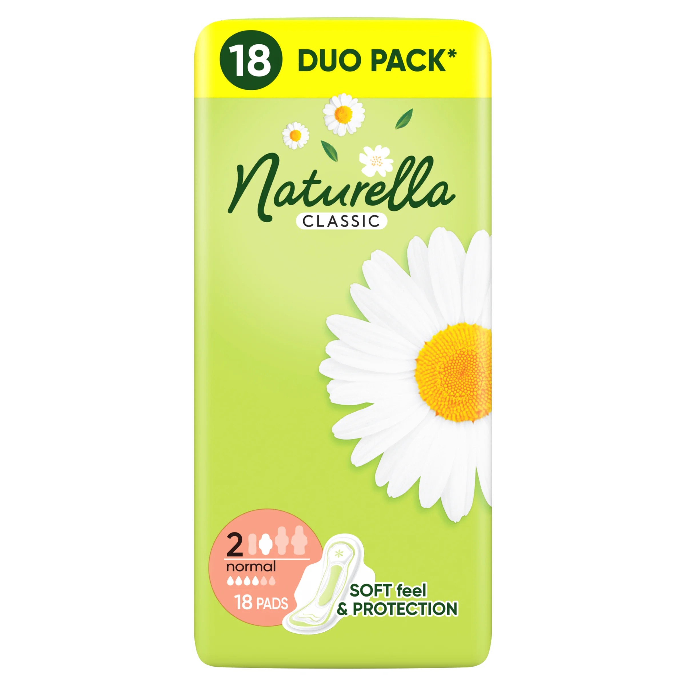 Naturella Classic Normal Soft Feel & Protection - Absorbante igienice, 18 bucăți