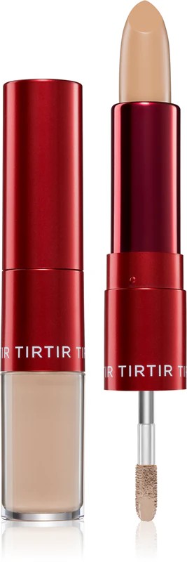 TIRTIR Glide & Hide Blurring Concealer - Corector cu acoperire 2 în 1, nuanța 2C