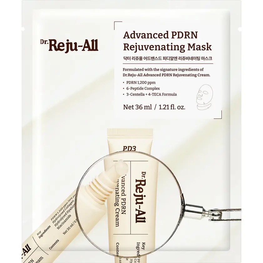 Dr. Reju-All Advanced PDRN Rejuvenating Mask - Mască de întărire și regenerare sub formă de folie
