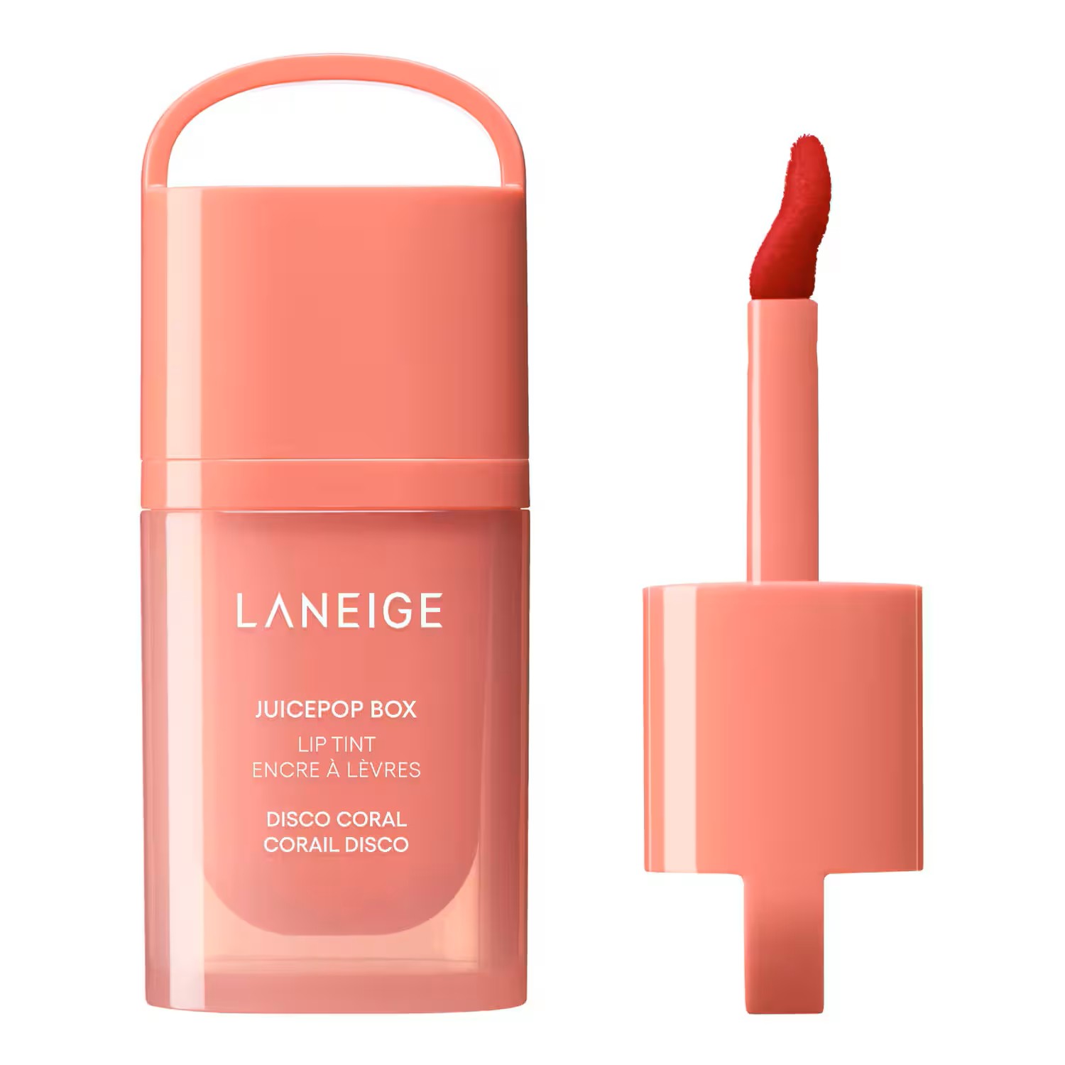 Laneige Juicepop Box - Ruj hidratant cu nuanță Disco Coral