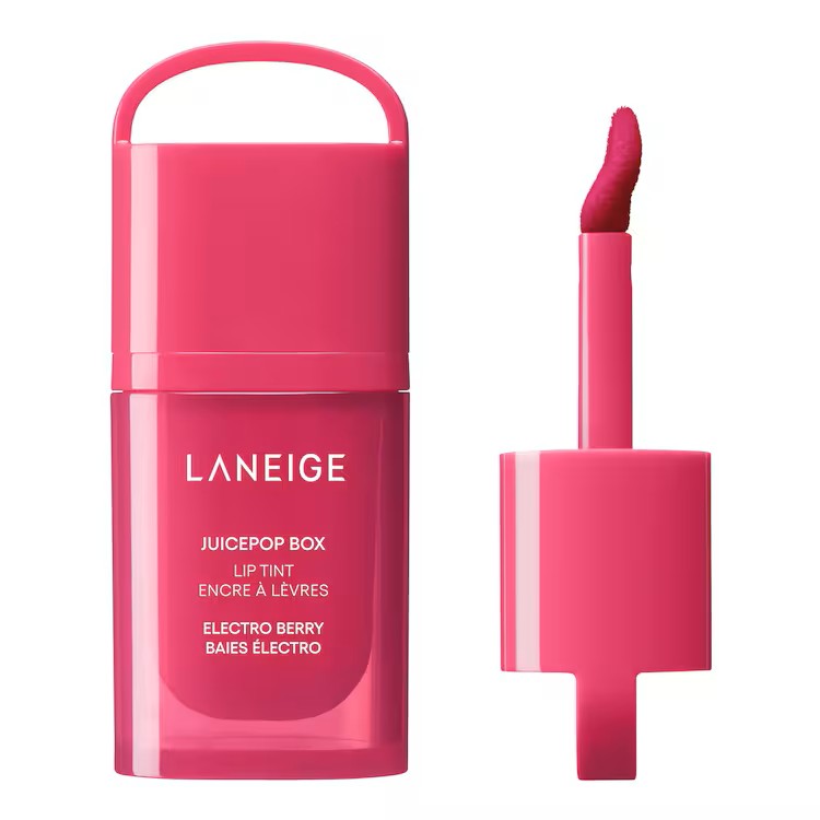 Laneige Juicepop Box - Ruj hidratant cu nuanță pentru buze Electro Berry