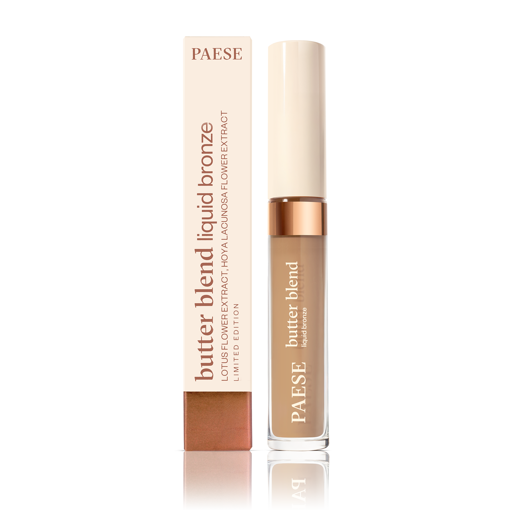 PAESE Butter Blend Bronzer lichid cu aromă de unt, 4,5 ml