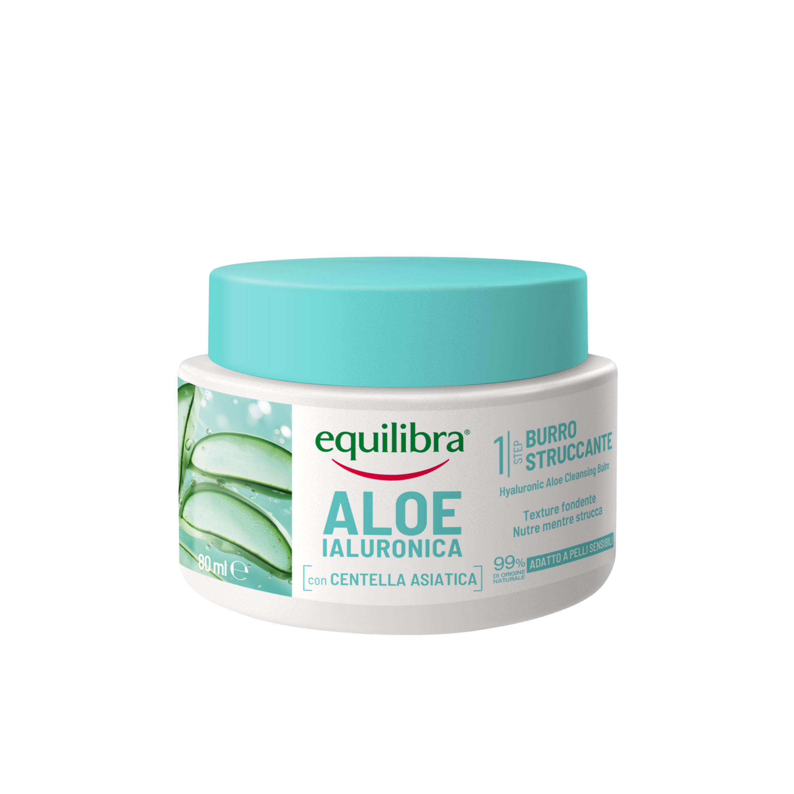 Equilibra Aloe Ialuronica Cremă demachiantă cu aloe și acid hialuronic 80 ml