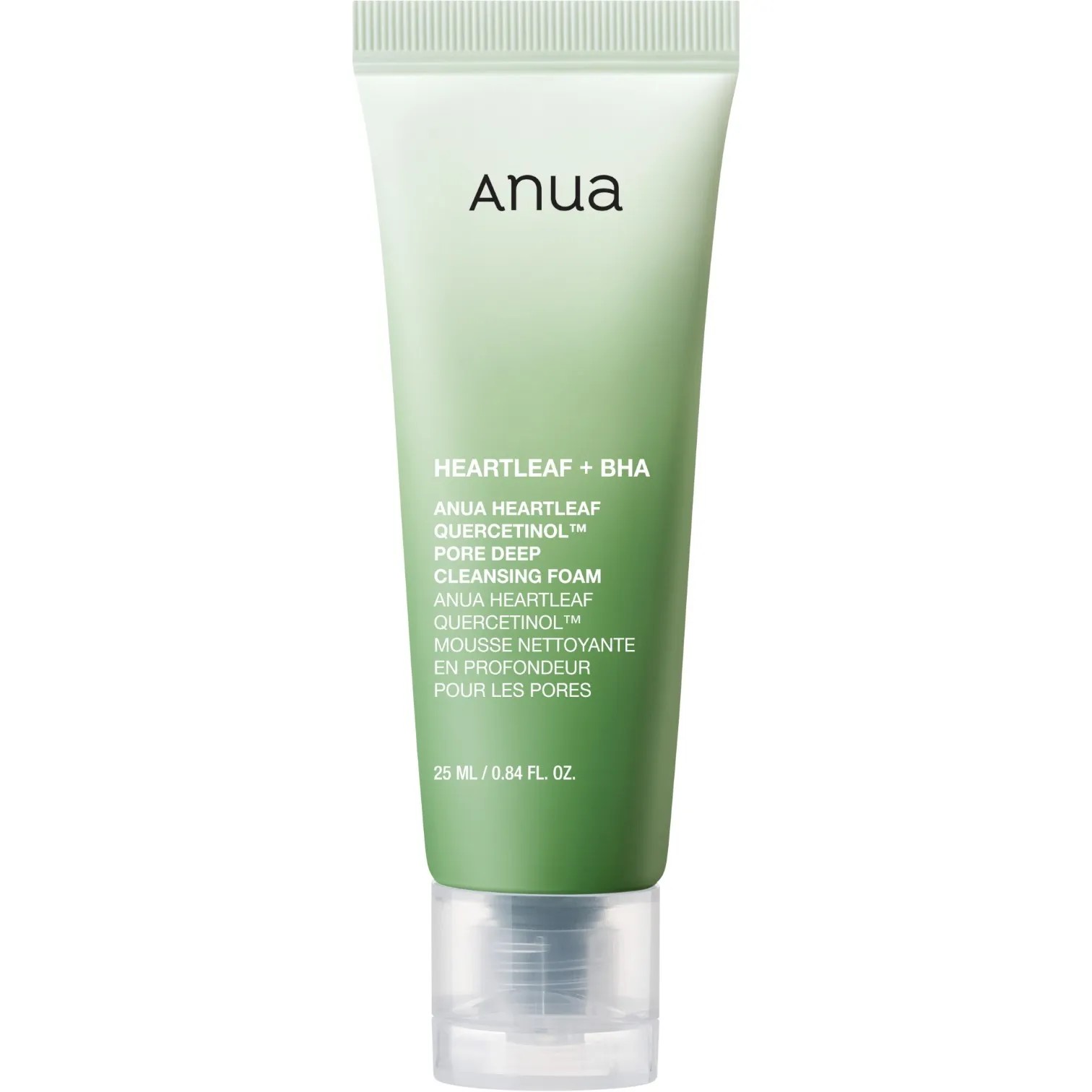 Anua Heartleaf + BHA Spumă demachiantă pentru față 25 ml