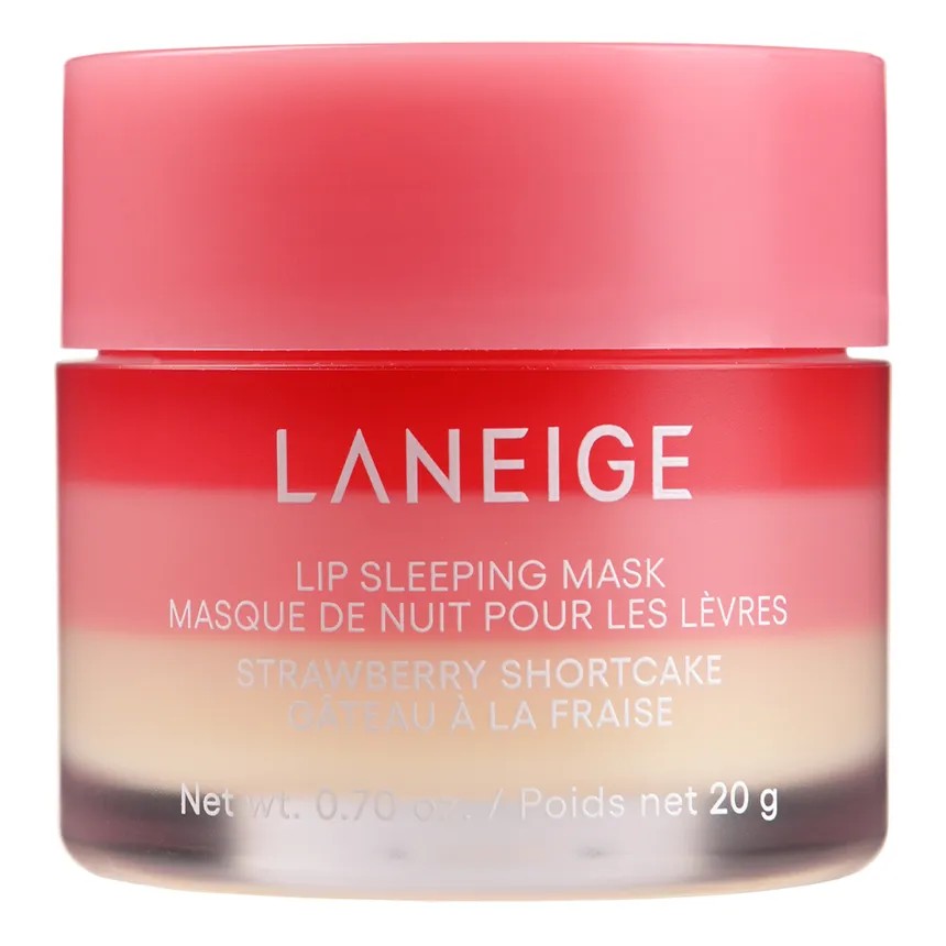 Laneige Lip Sleeping Mask Ex - Mască regenerantă pentru buze Strawberry Shortcake 20 g
