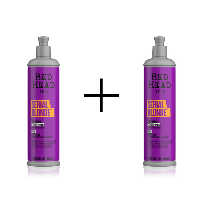 Tigi Bed Head Serial Blonde Balsam pentru păr 400 ml 1+1