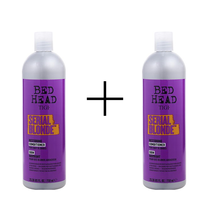 Tigi Bed Head Serial Blonde Balsam pentru păr 750 ml 1+1
