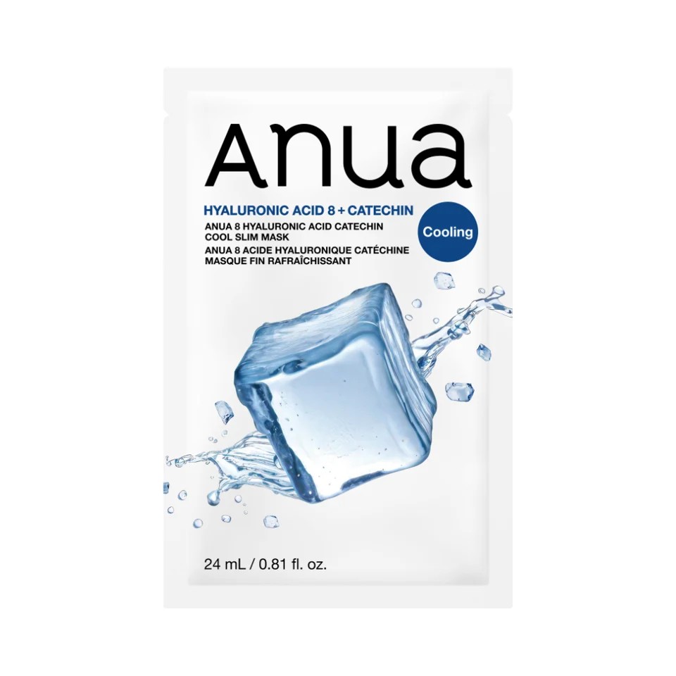 Anua Acid hialuronic 8 + Catechină - Mască răcoritoare sub formă de foaie