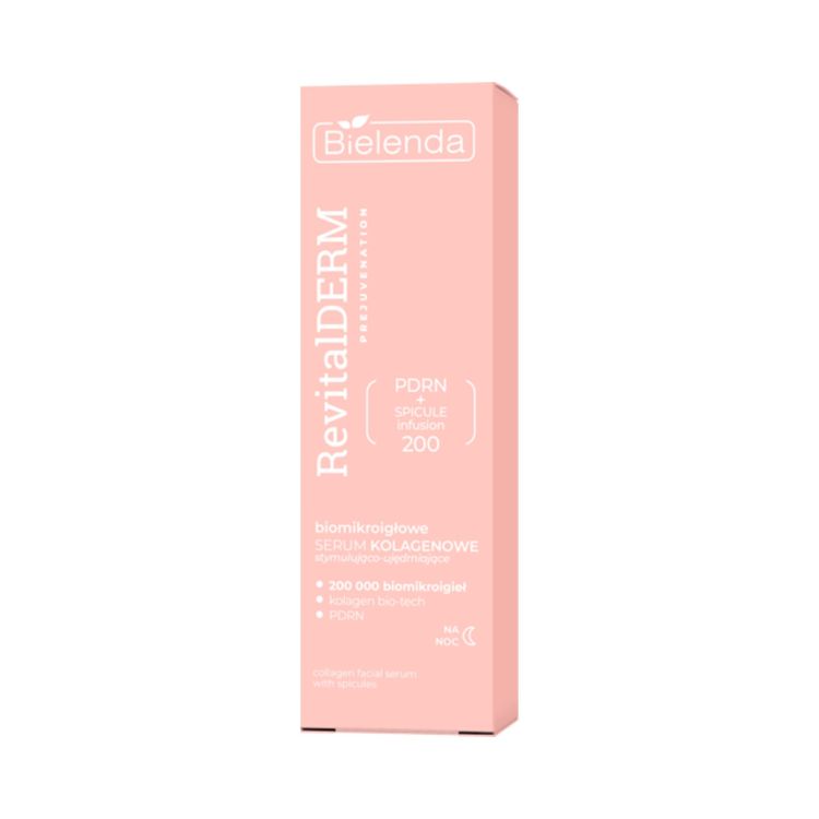 Bielenda RevitalDERM Prejuvenation Ser cu colagen cu microace, stimulator și fermizant, pentru noapte, 30 ml