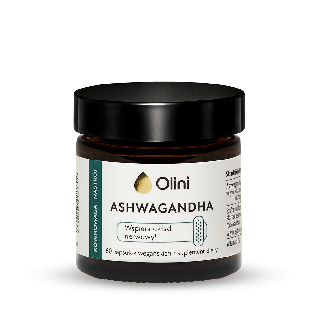 Olini Ashwagandha - Supliment alimentar, 60 de capsule