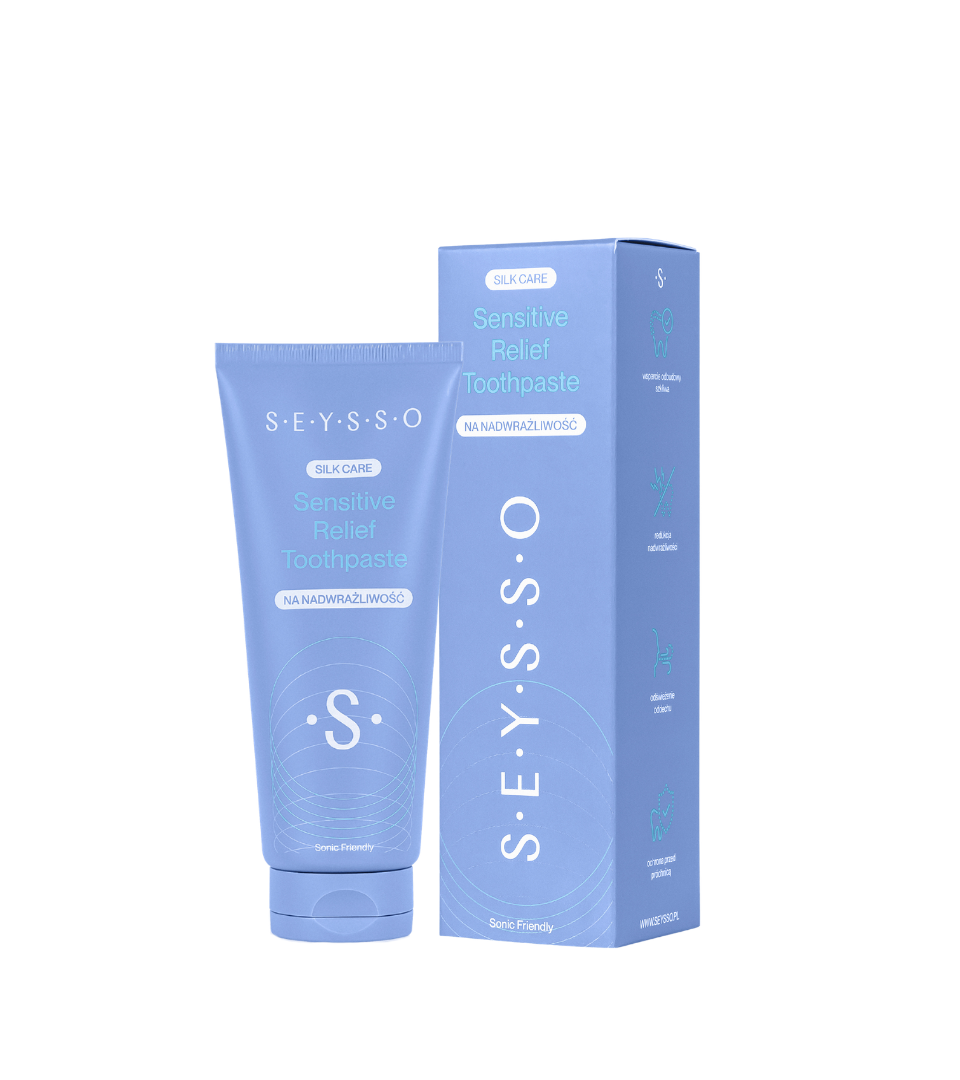 SEYSSO Silk Care Sensitive Relief Toothpaste Pastă de dinți pentru dinți sensibili 75 ml