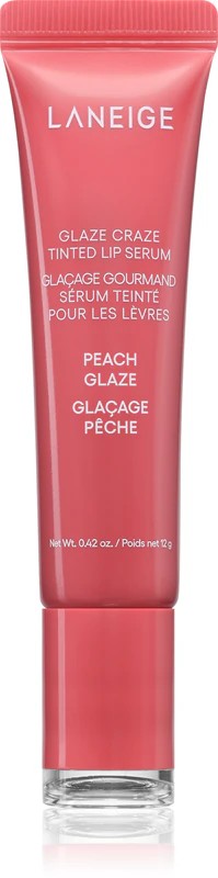 Laneige Glaze Craze Tinted Lip Serum - Ser colorant pentru buze Peach Glaze