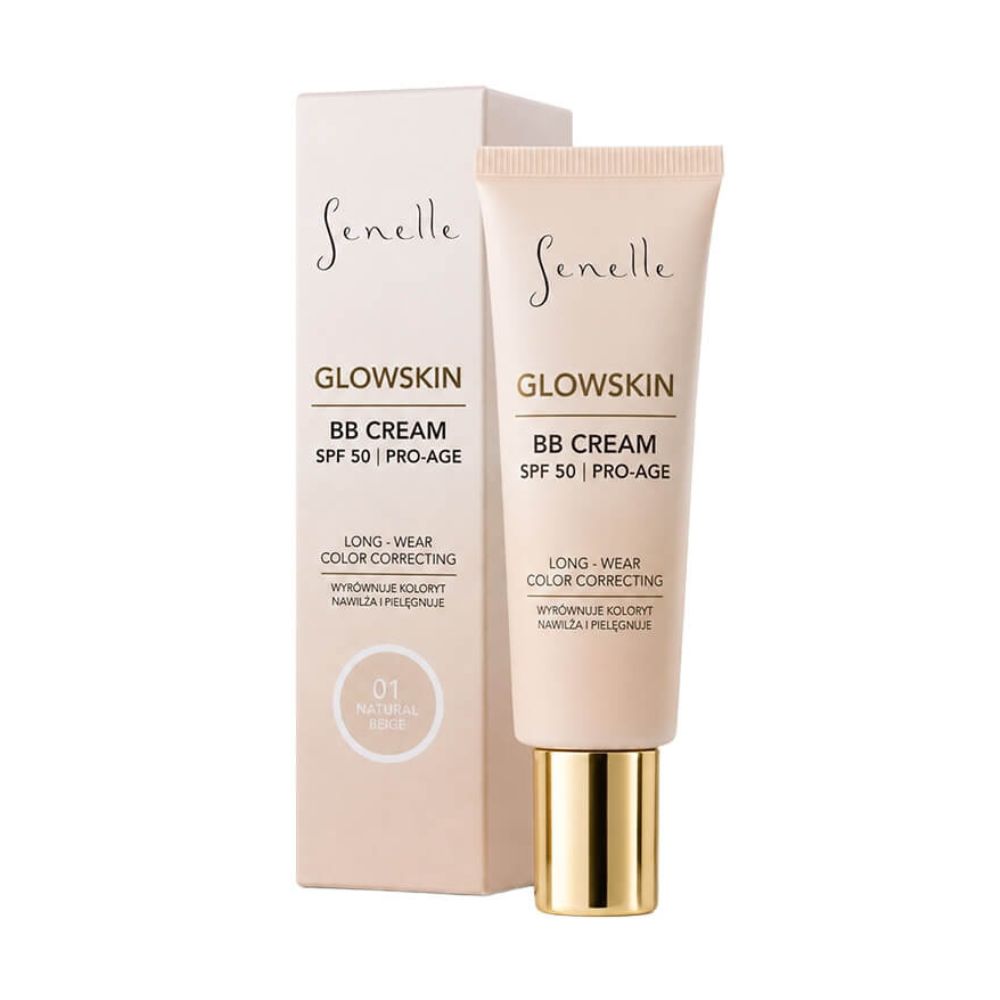 Senelle Glowskin BB Cream cu protecție solară SPF50 01 Natural Beige