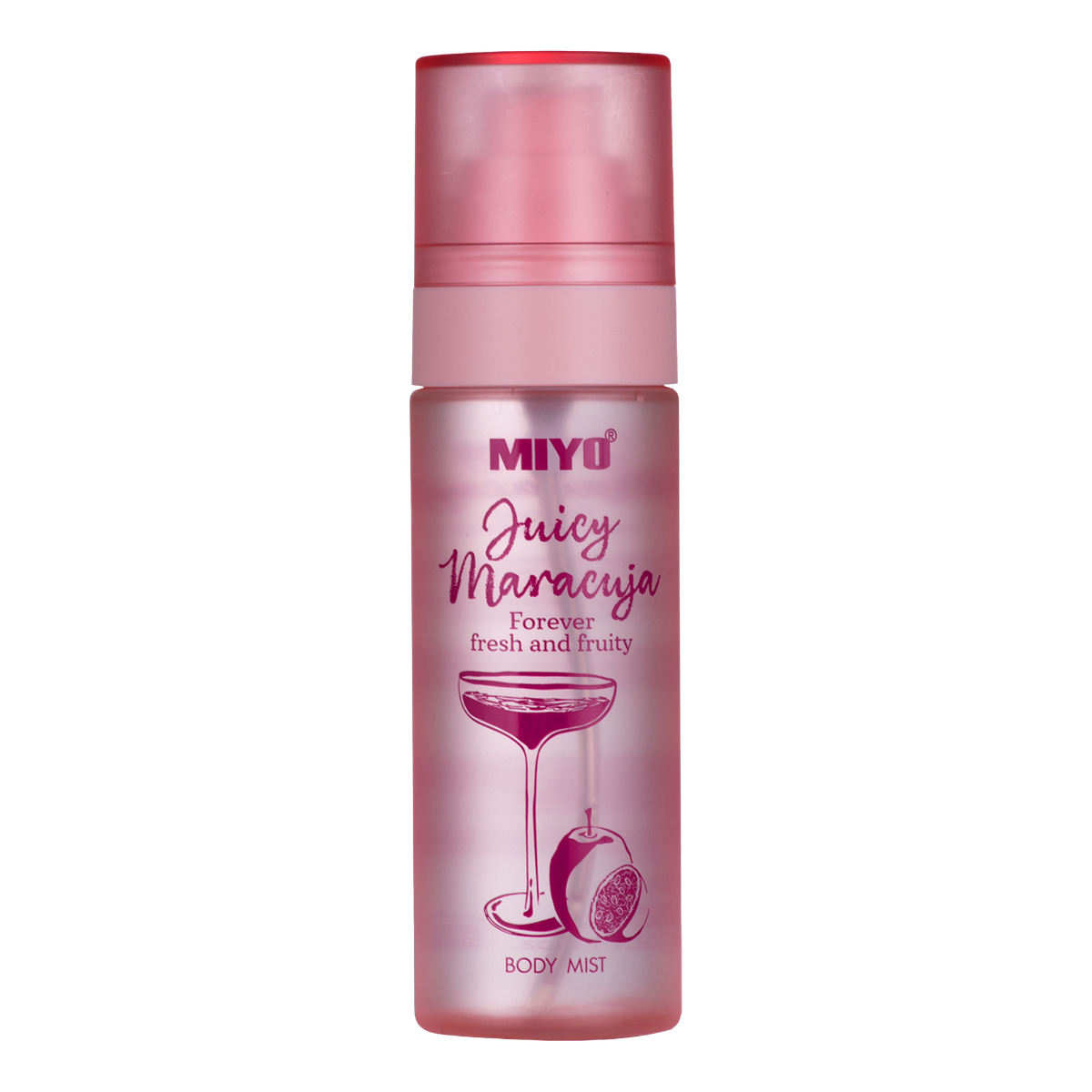 Miyo Spray parfumat pentru corp și păr Juicy Maracuja 80 ml