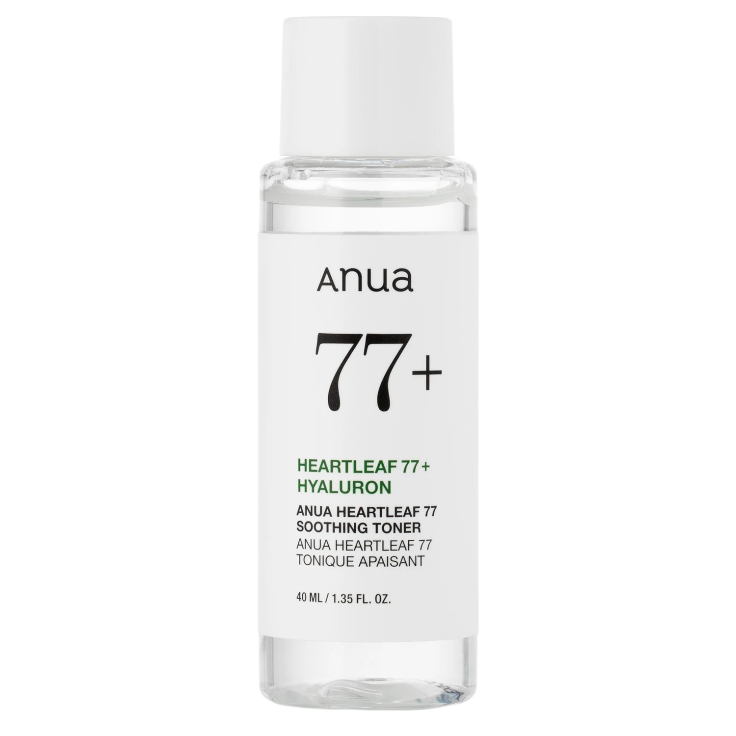 Anua Heartleaf 77 + Hyaluron - Tonifiant calmant pentru față 40 ml