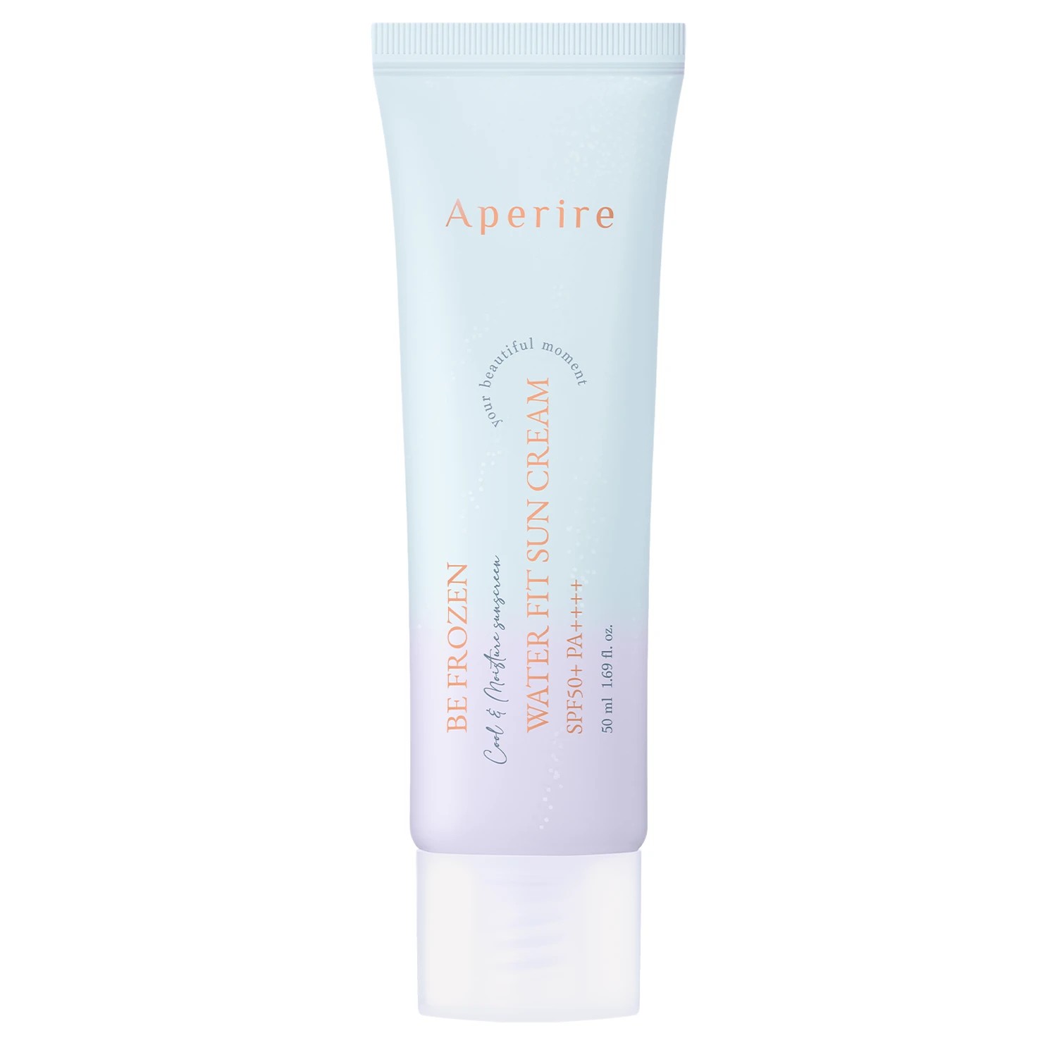 Aperire Be Frozen Water Fit Sun Cream - Cremă hidratantă cu filtru solar SPF50+ PA++++ 50 ml