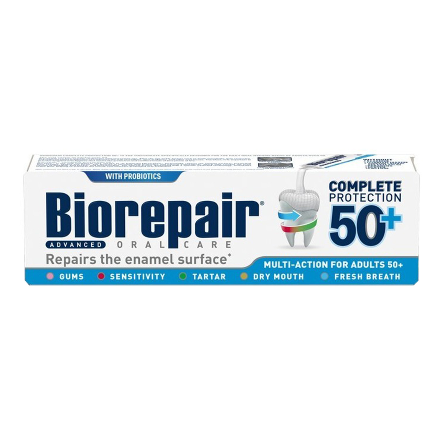 Biorepair Oral Care Complete Protection 50+ Pastă de dinți pentru persoanele cu vârsta peste 50 de ani 75 ml