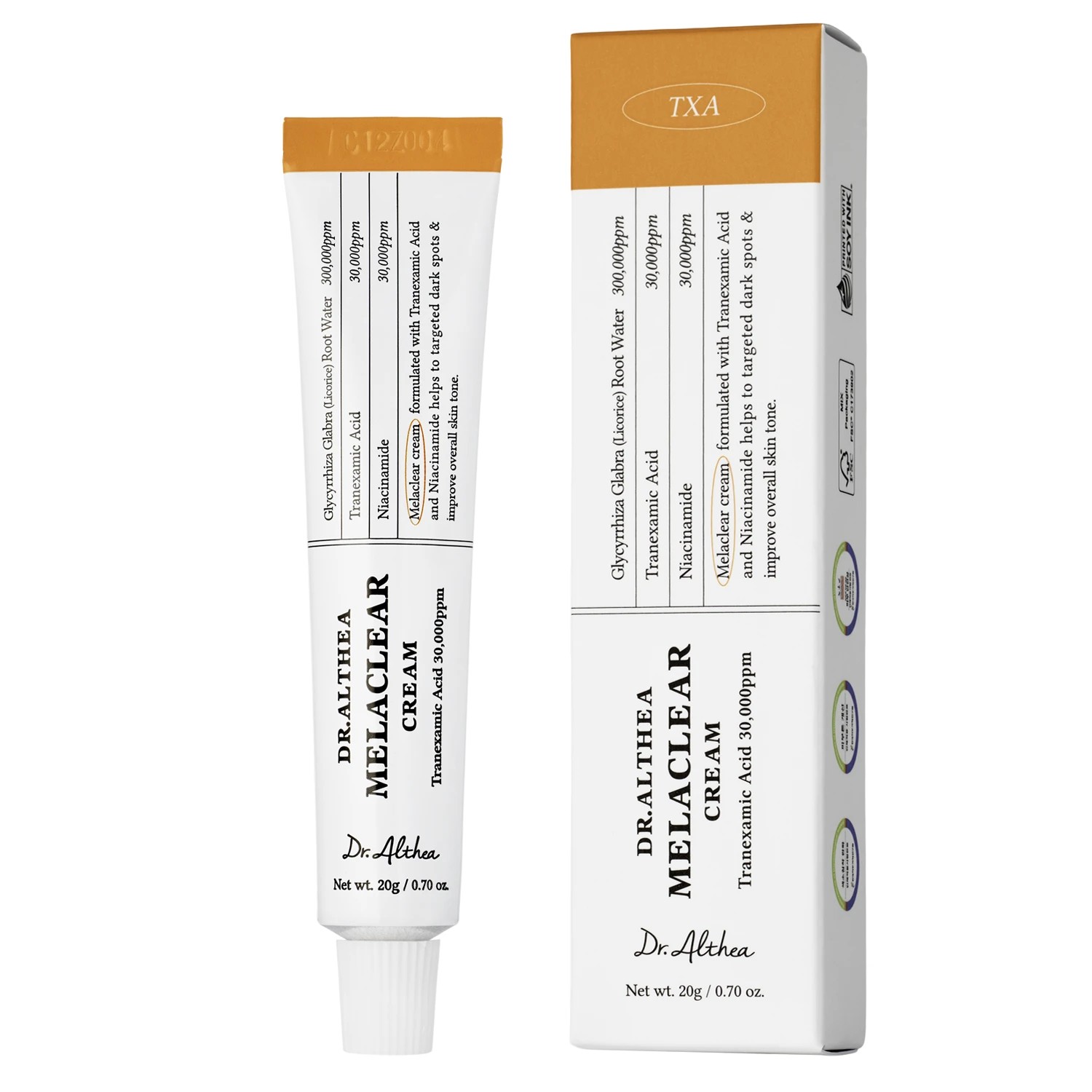 Dr. Althea Melaclear Cream - Cremă locală pentru pete pigmentare 20 g