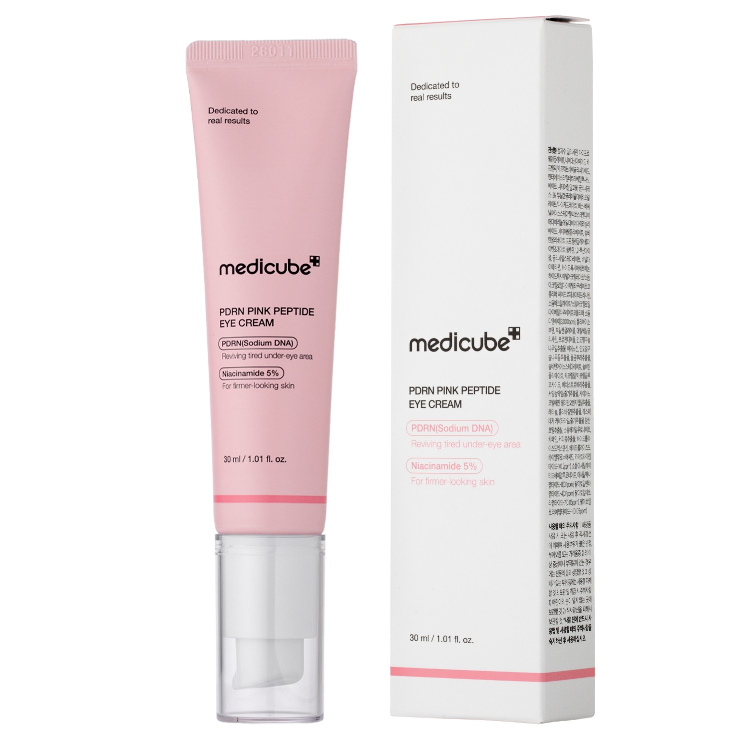 Medicube PDRN Pink Peptide Eye Cream - Cremă peptidică pentru zona ochilor 30 ml