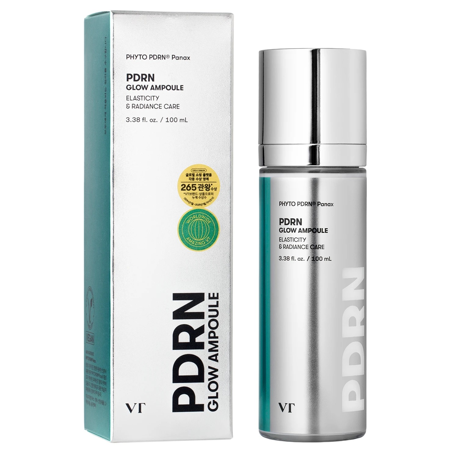 VT Cosmetics PDRN Glow Ampoule - Ampulă iluminatoare pentru față 100 ml