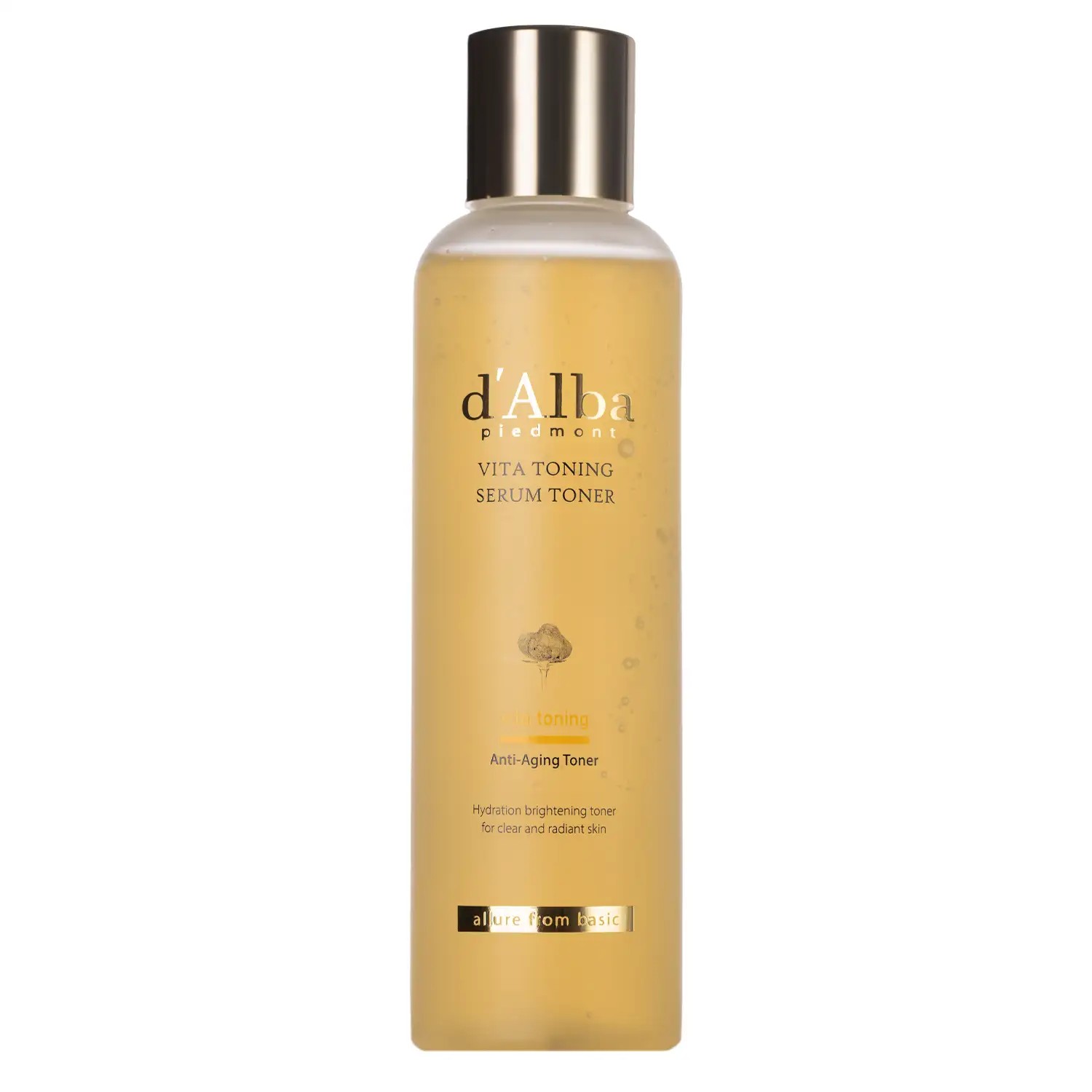 dAlba Piedmont Vita Toning Serum Toner Ser hidratant și iluminator cu efect tonifiant 180 ml