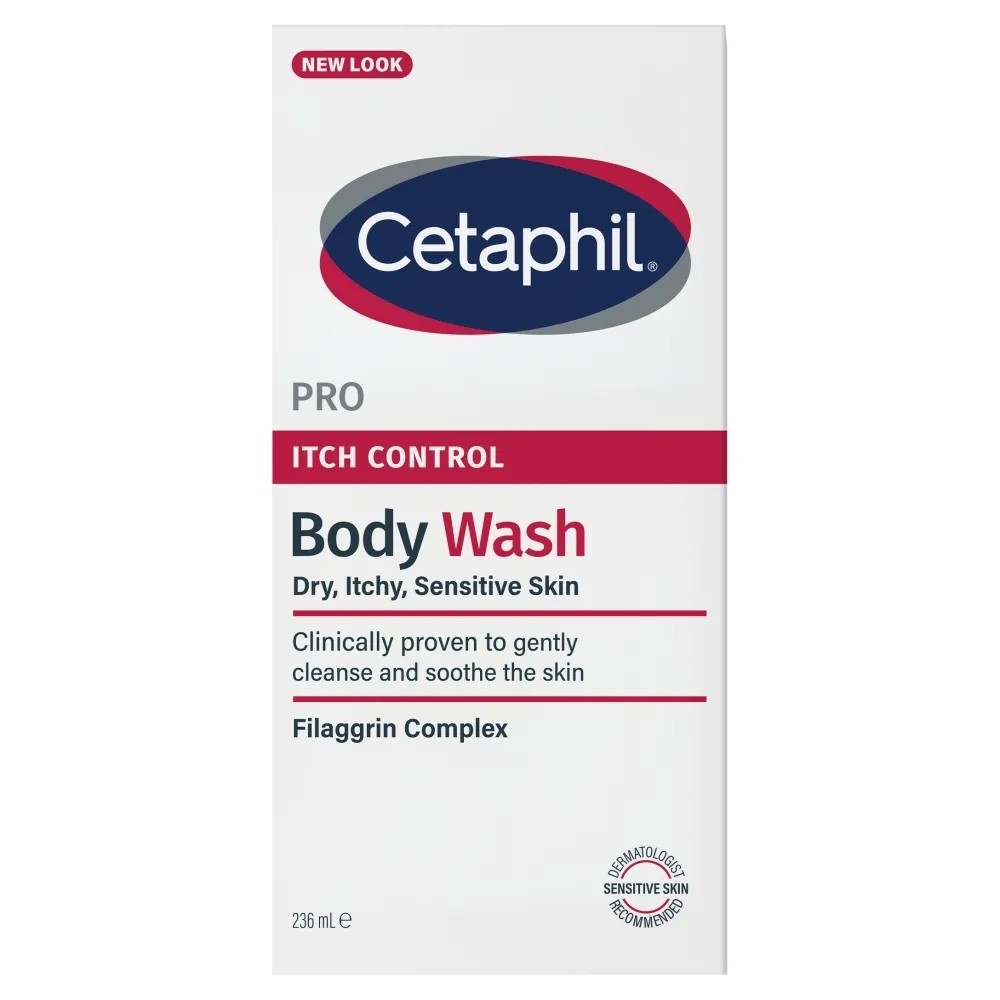 Cetaphil PRO Itch Control Body Wash - Emulsie de spălare pentru față și corp, 236 ml