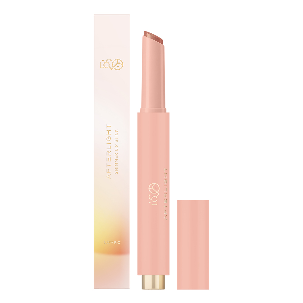 Lovro Afterlight Shimmer Lip Stick - Balsam de buze cu particule care mărește vizual buzele 01 Solar Nectar