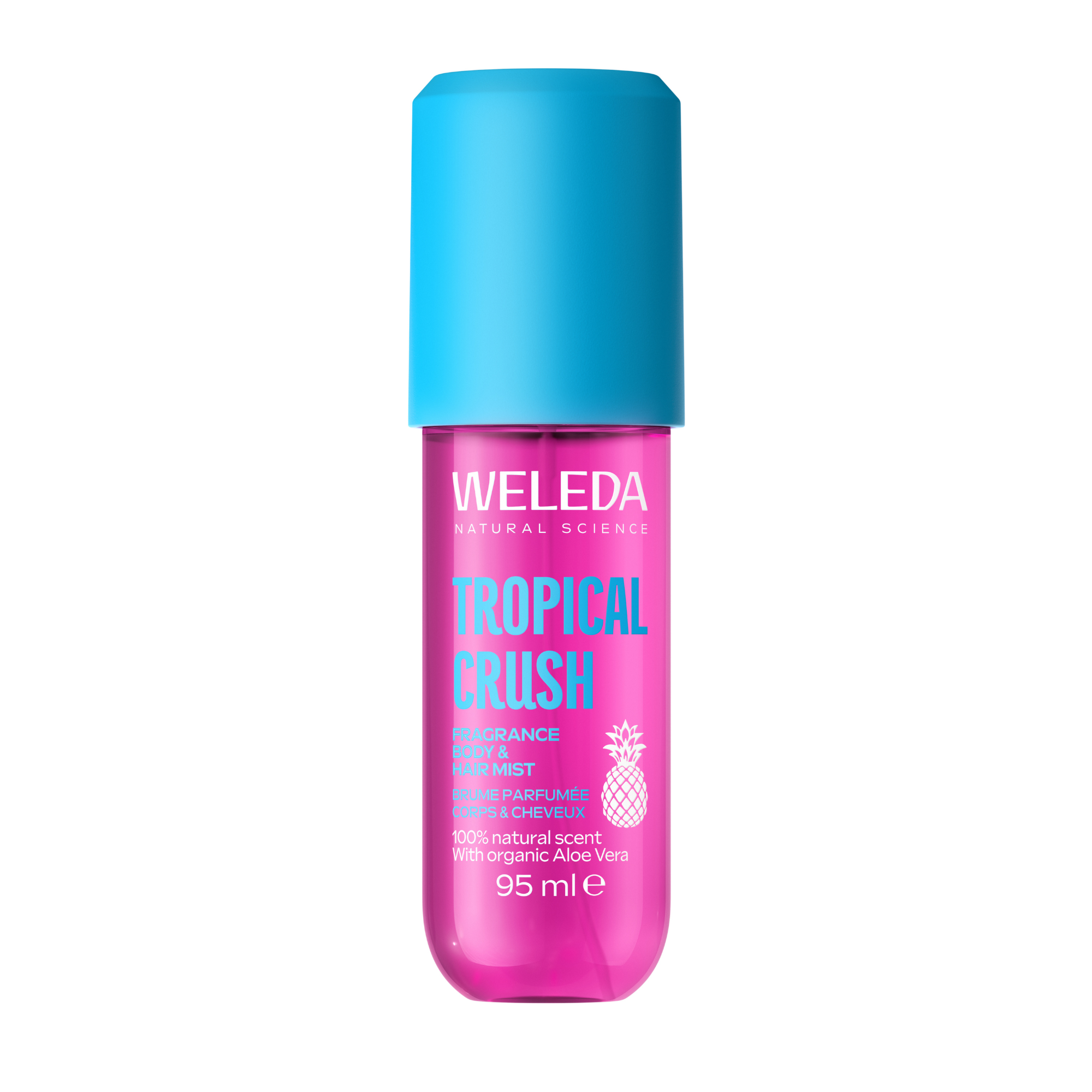 Weleda Spray parfumat pentru corp și păr cu aloe vera Tropical Crush 95 ml