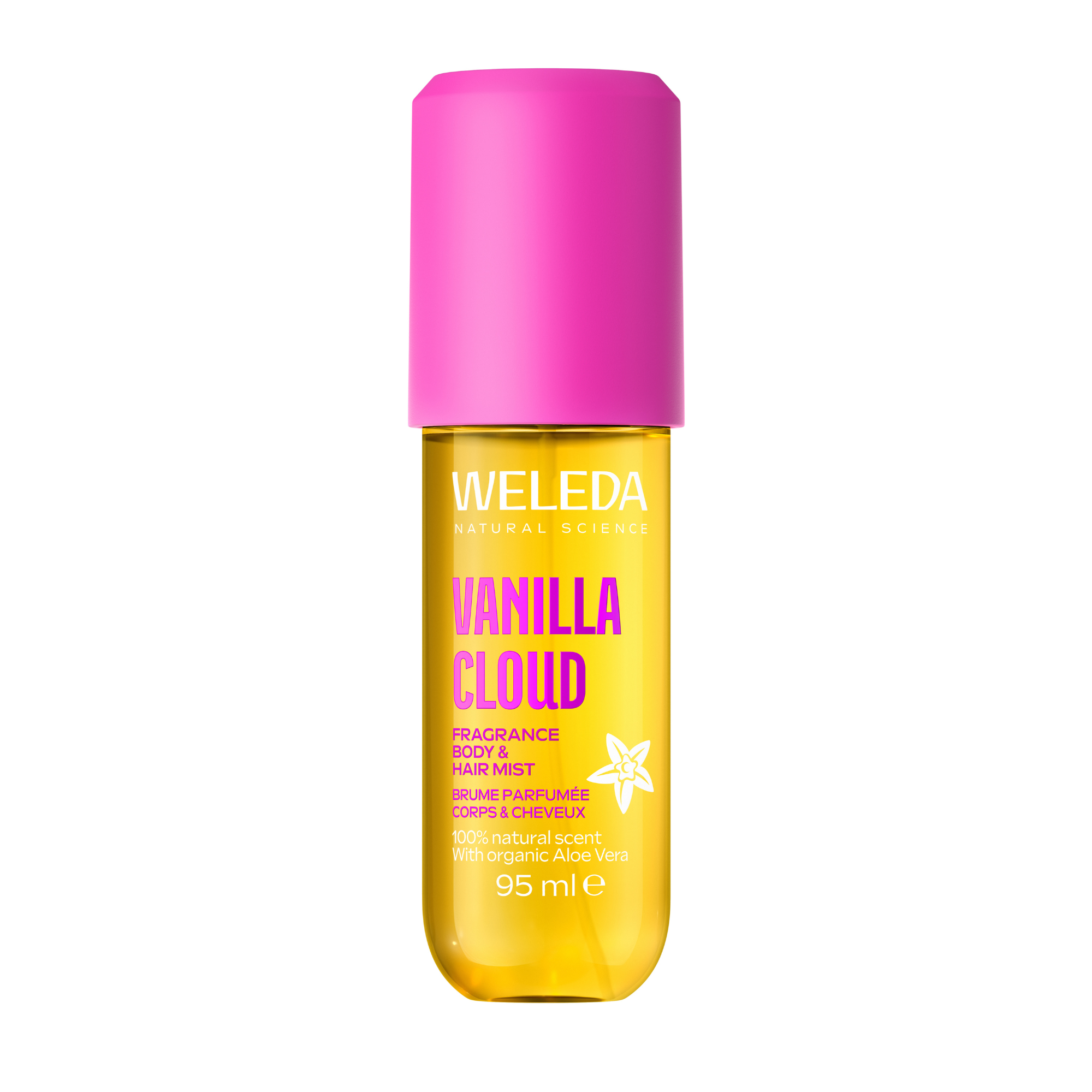 Weleda Spray parfumat pentru corp și păr cu aloe vera Vanilla Cloud 95 ml