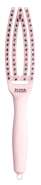 Olivia Garden Perie de păr Fingerbrush Painless Detangling S, roz pastel