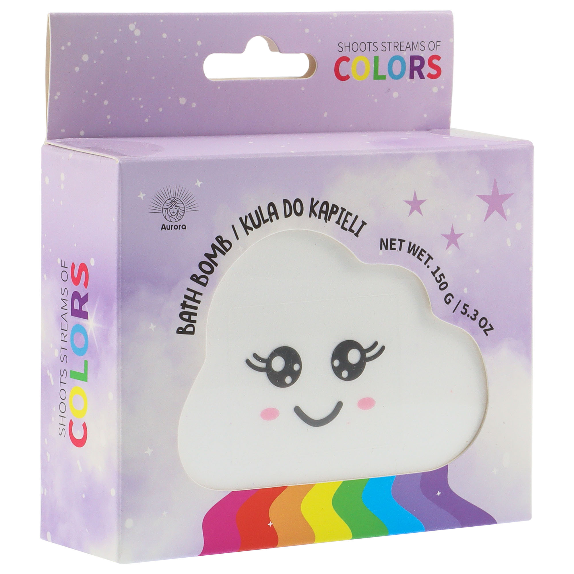 Aurora Kids Magic - Bilă de baie Norul curcubeu 150 g