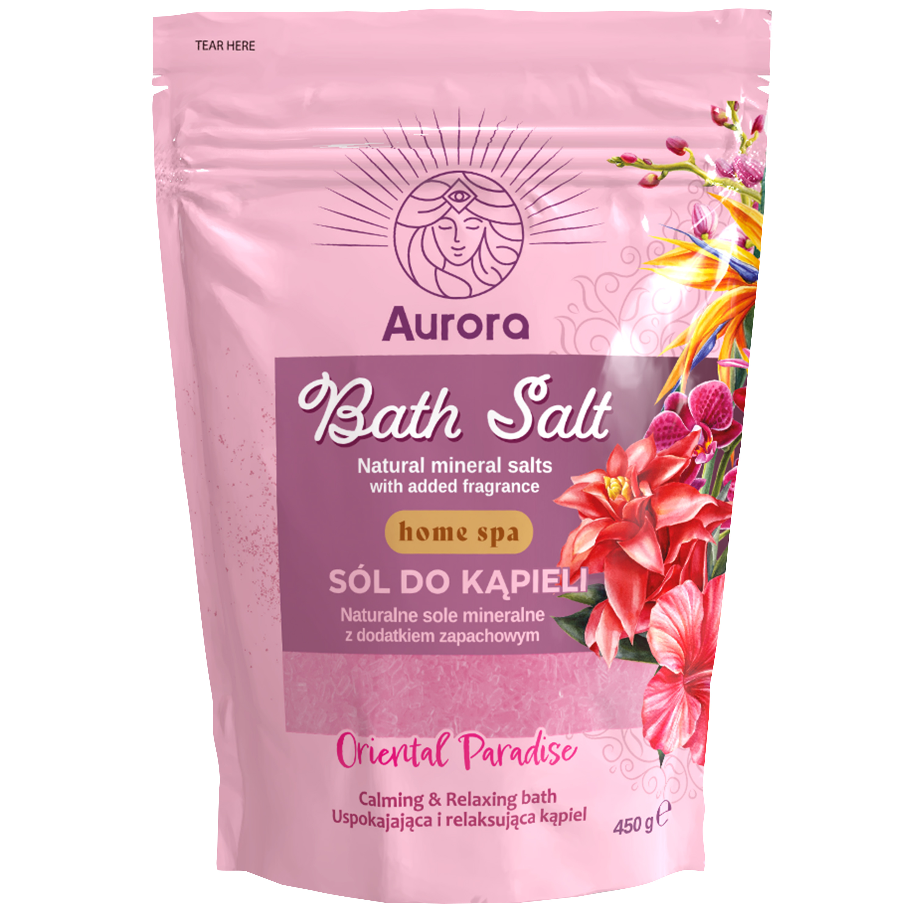 Aurora Sare de baie Oriental Paradise 450 g