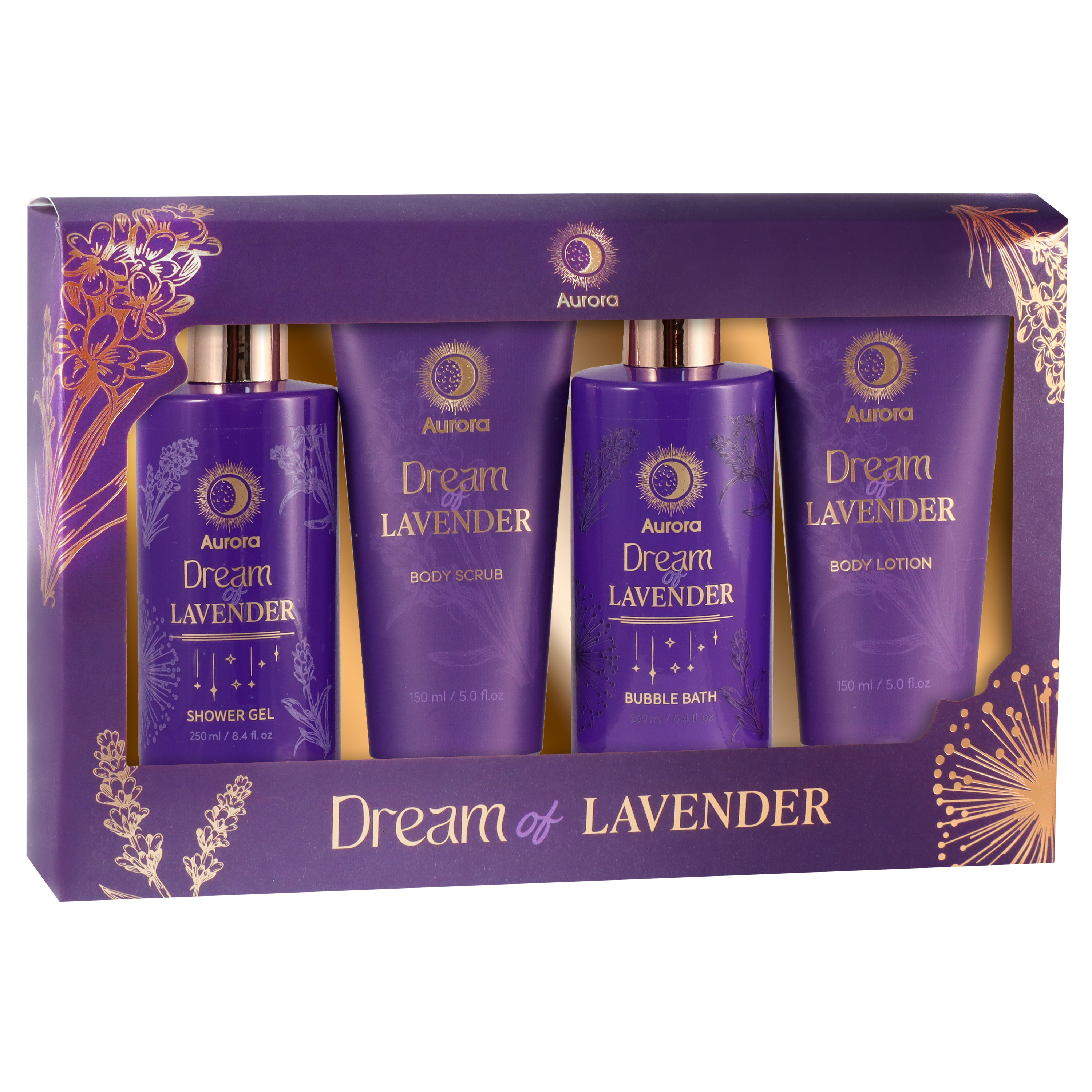 Aurora Set de produse cosmetice pentru îngrijirea corpului Dream of Lavender