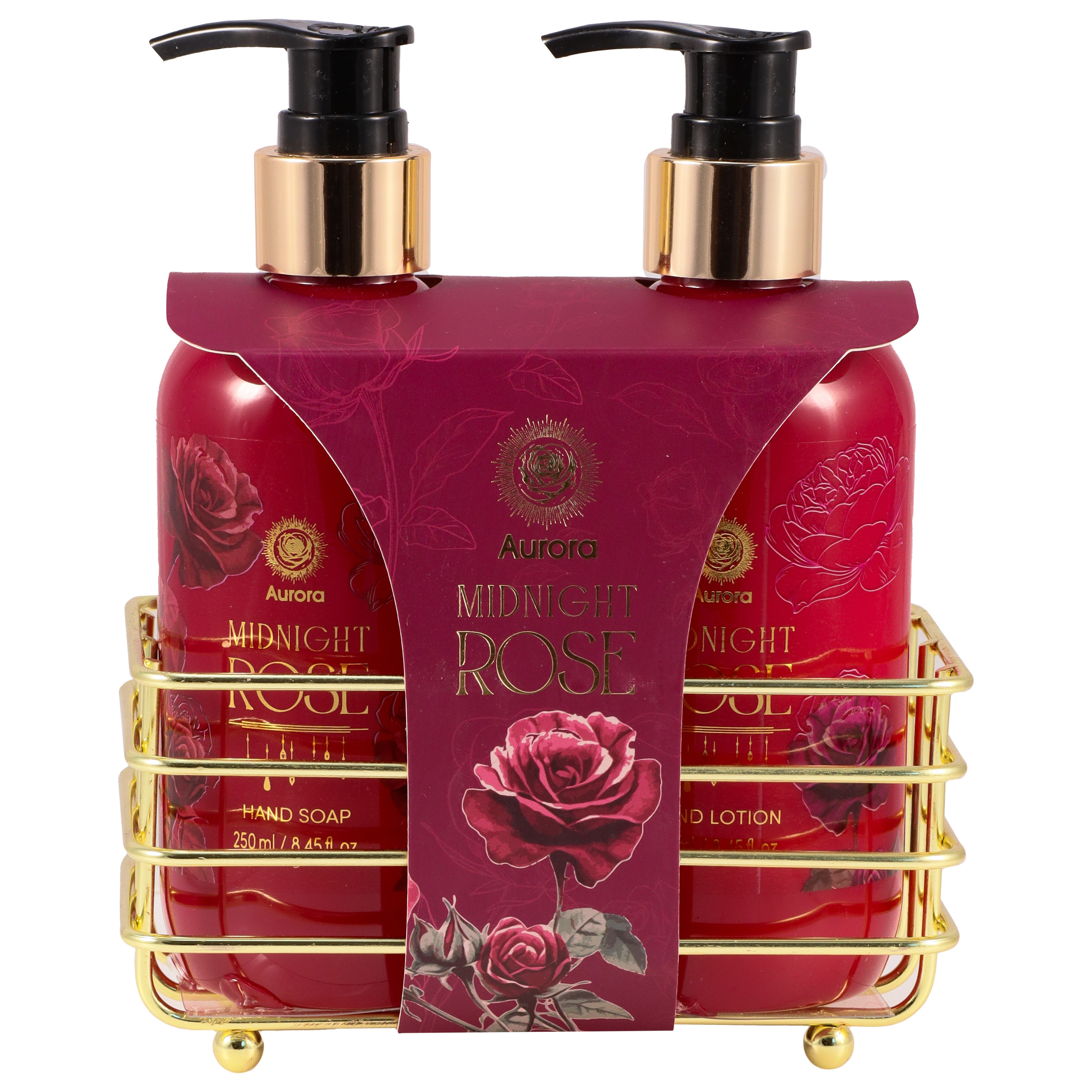 Aurora Set de produse cosmetice pentru îngrijirea mâinilor Midnight Rose