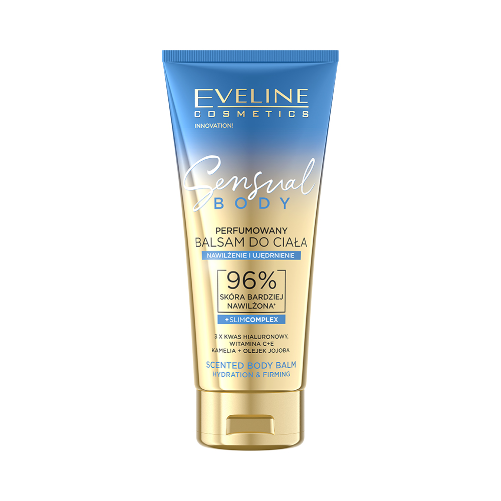 Eveline Sensual Body - Balsam de corp parfumat pentru hidratare și tonifiere, 200 ml