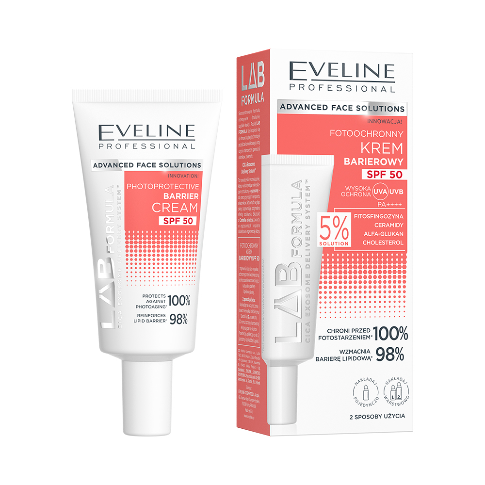 Eveline Lab Formula Cremă de protecție solară cu efect de barieră SPF50 40 ml