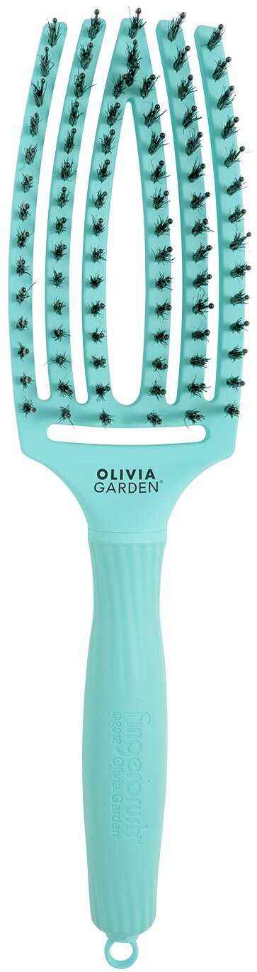 Olivia Garden Perie de păr Fingerbrush Painless Detangling M Mint