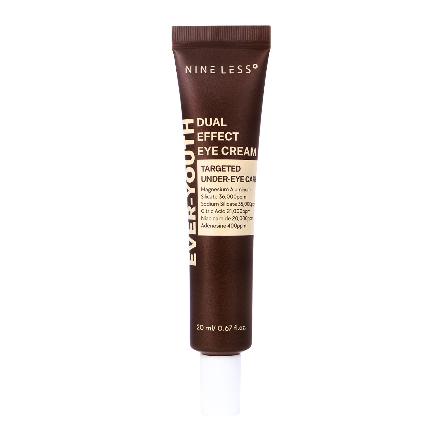 Nine Less Ever-Youth Dual Effect Eye Cream - Cremă lifting pentru zona ochilor 20 ml