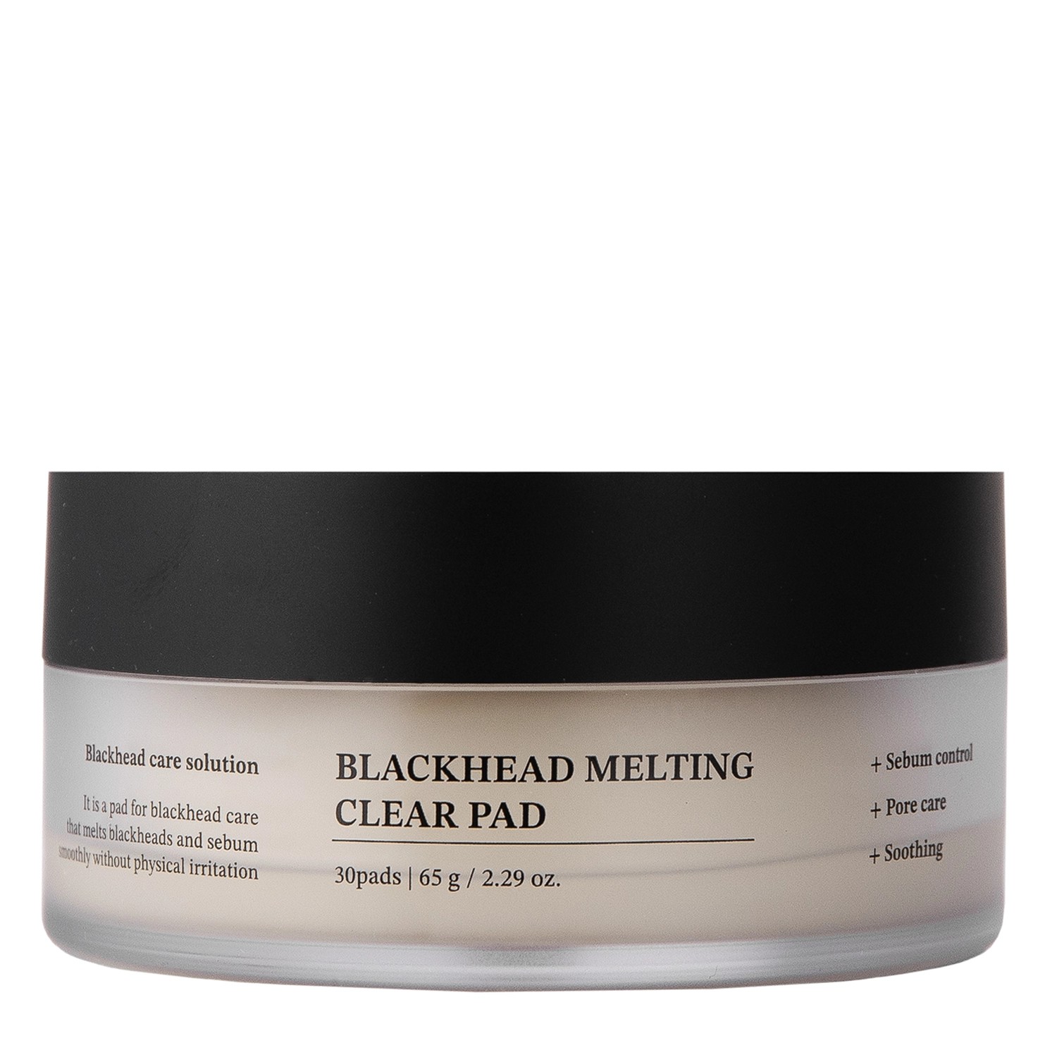 Sungboon Editor Blackhead Melting Clear Pad - Discuri exfoliante pentru față, 30 buc./65 g