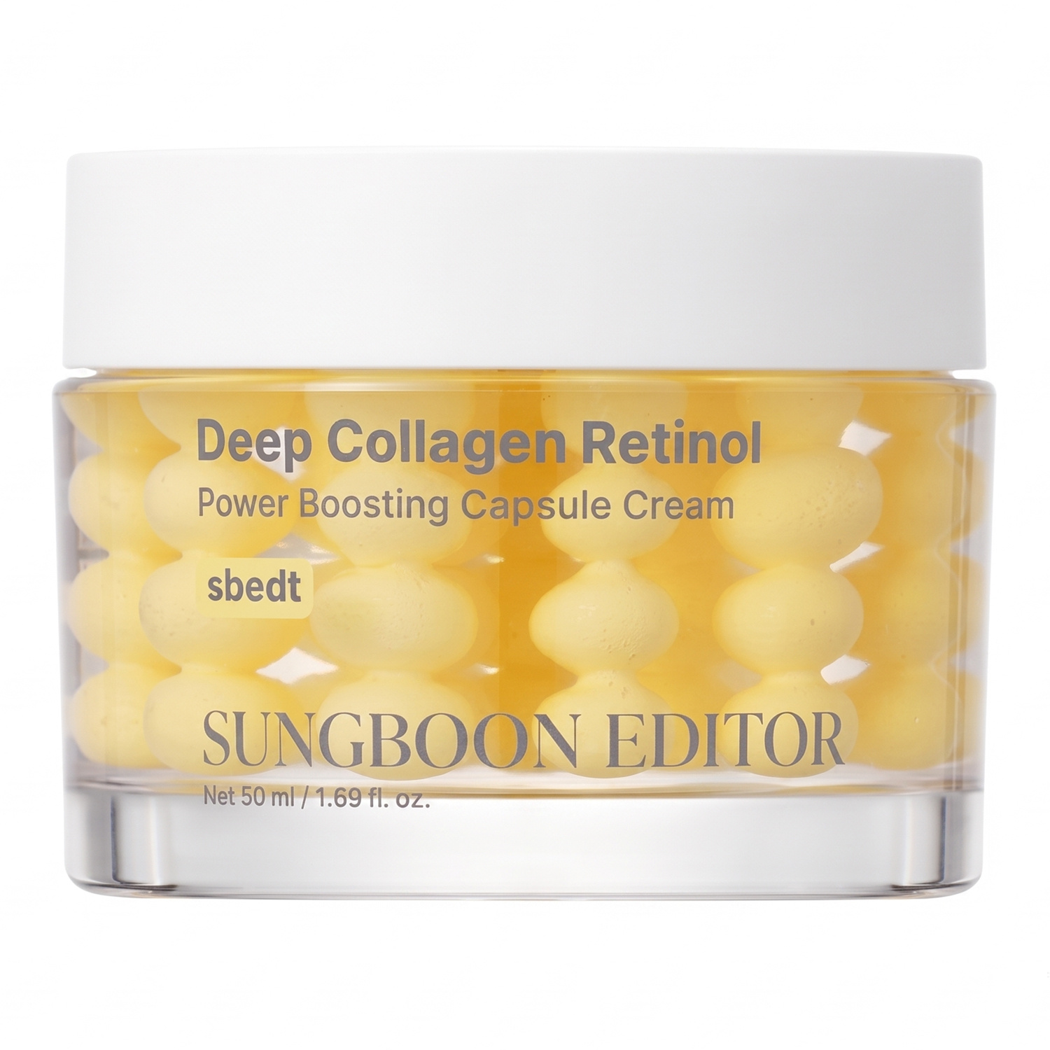 Sungboon Editor Deep Collagen Retinol Power Boosting Capsule Cream - Cremă în capsule cu colagen și retinol, 50 ml