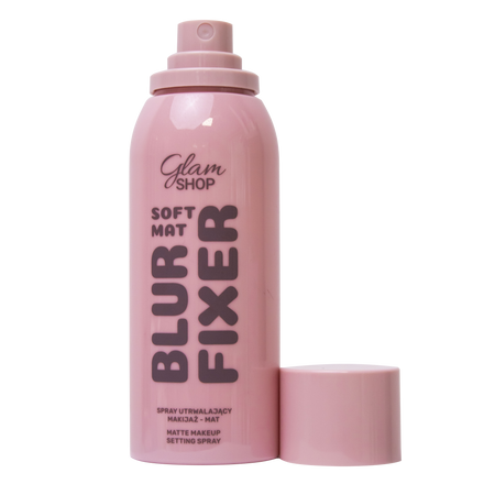 Glam Shop Soft Mat Blur Fixer - Spray ușor pentru fixarea machiajului, 100 ml