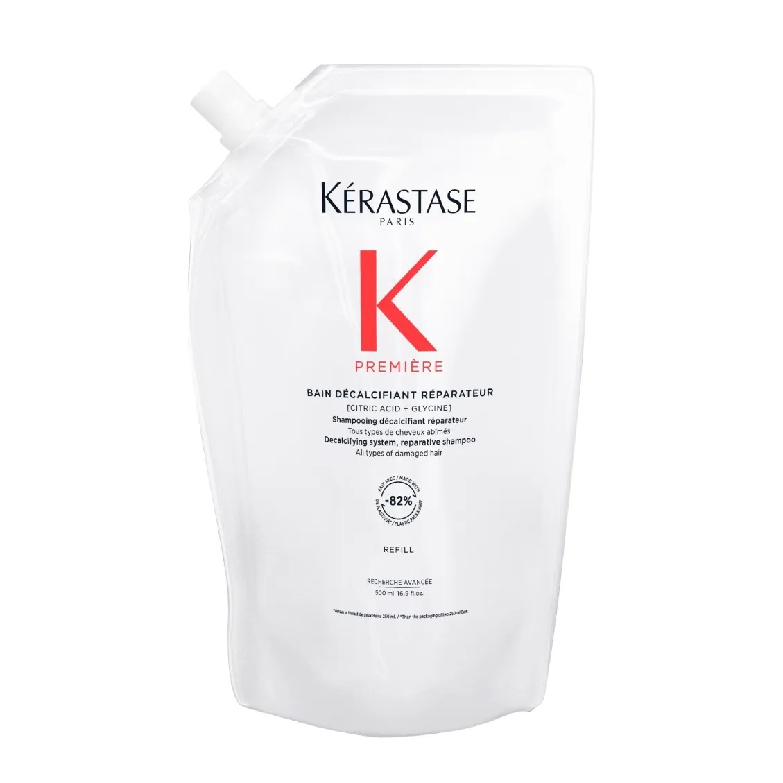 Kerastase Premiere Bain Decalcifiant Reparateur - Șampon decalcifiant reparator pentru păr, 500 ml, reumplere