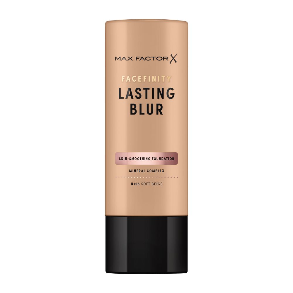 Max Factor Facefinity Lasting Blur Fond de ten care netezește imperfecțiunile N105 Soft Beige 35 ml