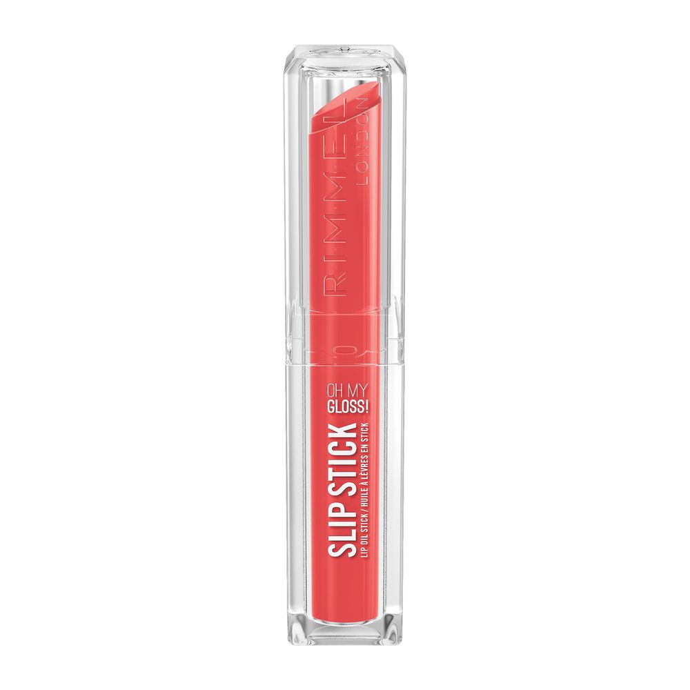 Rimmel Oh My Gloss! Slip Stick - Ruj, ulei și luciu de buze 3 în 1, 350 So Poppy