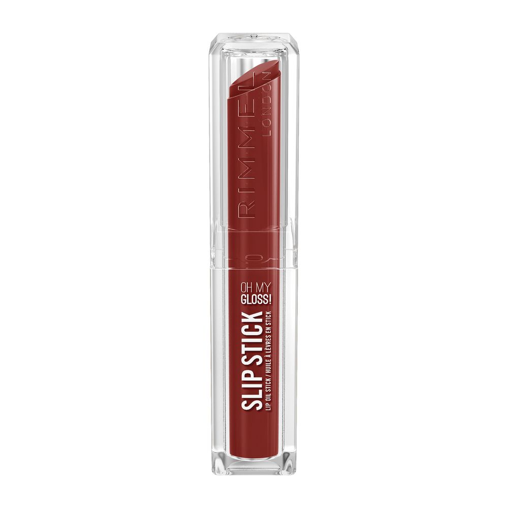 Rimmel Oh My Gloss! Slip Stick - Ruj, ulei și luciu de buze 3 în 1, 450 Naughty One