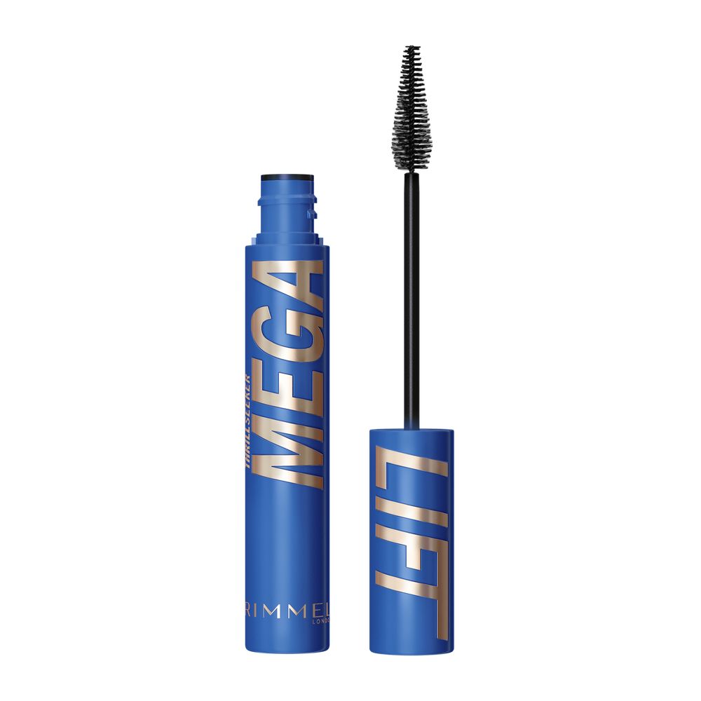 Rimmel Thrill Seeker Mega Lift Mascara rezistentă la scurgere 004 Waterproof Black