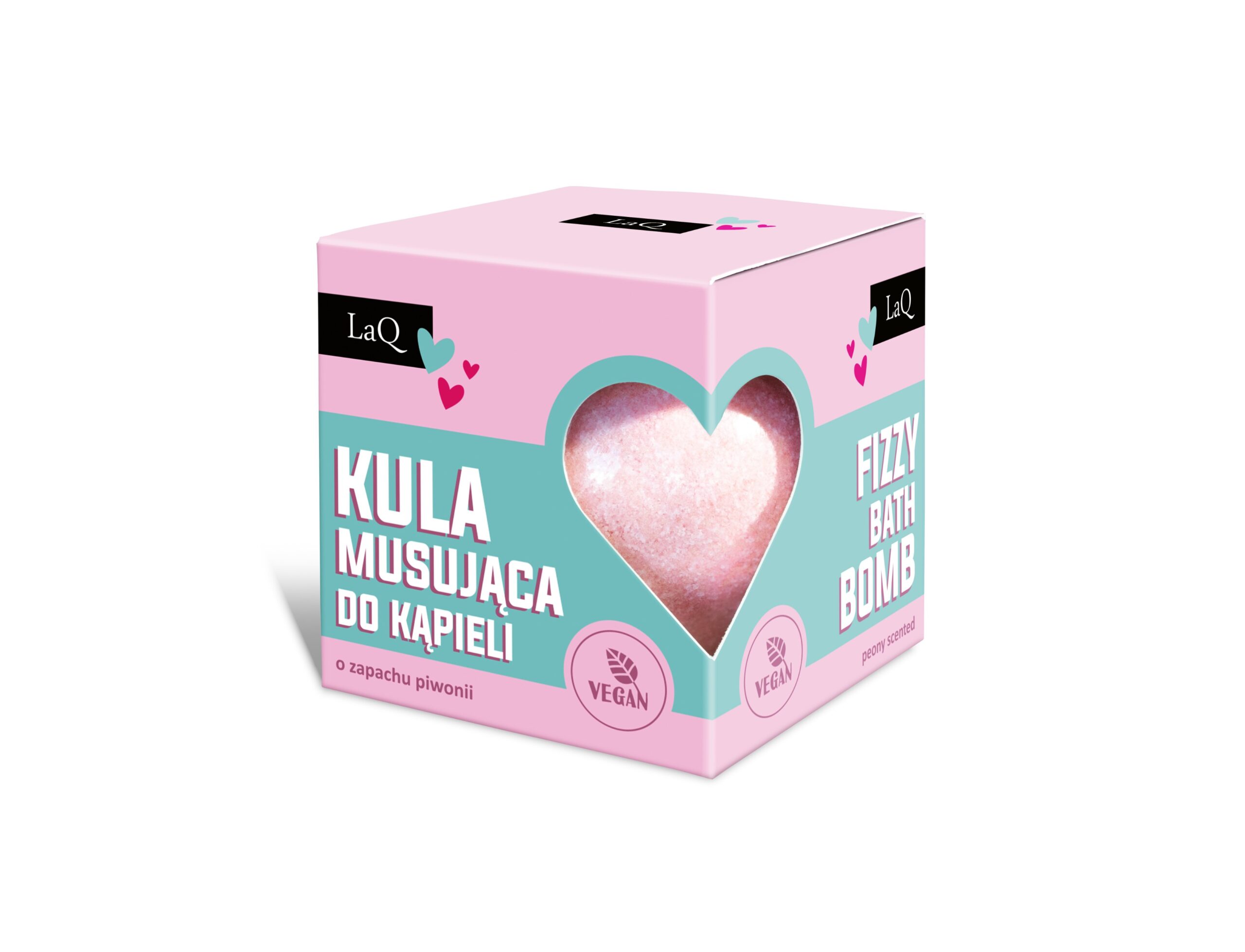 LaQ - Bilă efervescentă pentru baie cu aromă de bujor