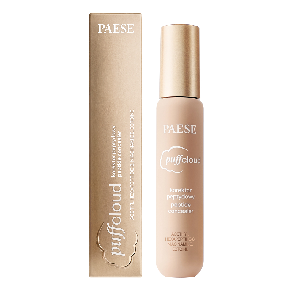 PAESE Puff Cloud Corector cu peptide 01N Light Beige