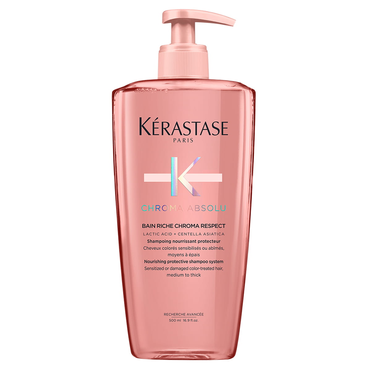 Kerastase Chroma Absolu Bain Riche Chroma Respect - Șampon nutritiv și protector pentru părul deteriorat și vopsit, 500 ml