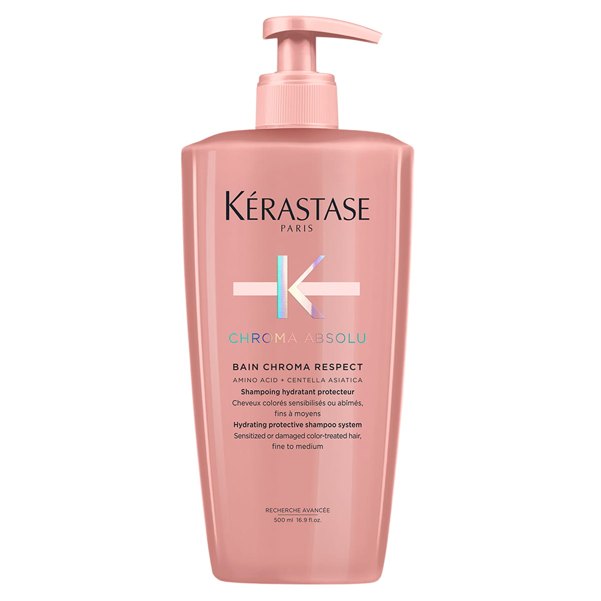 Kerastase Chroma Absolu Bain Respect Șampon hidratant și protector pentru părul deteriorat și vopsit 500 ml
